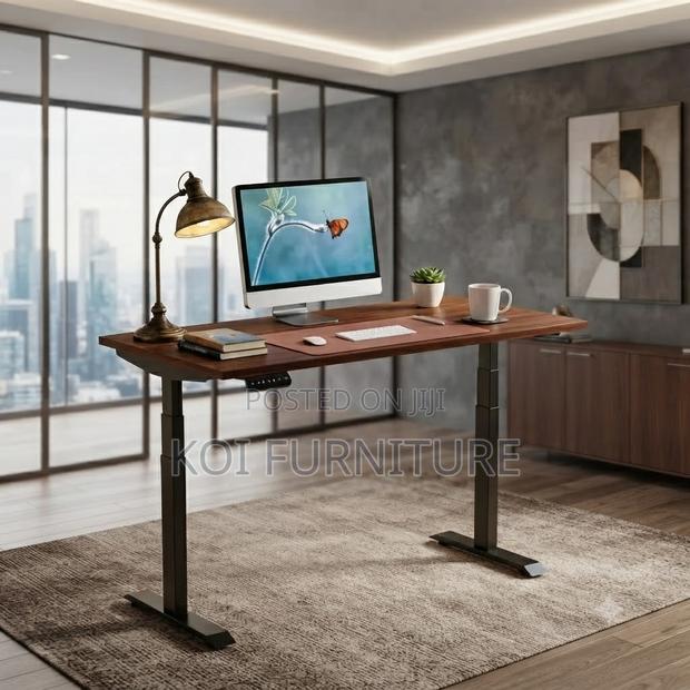 Office Desk; 1.2 Meters Electric Streamers Adjustable Gaming Desk