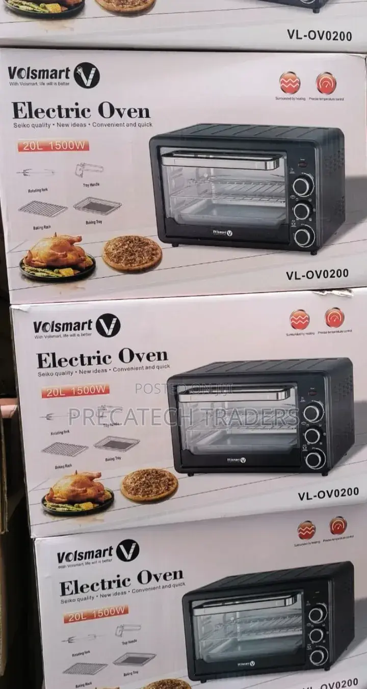 Volsmart 20l Electric Oven 1500w – Brand New