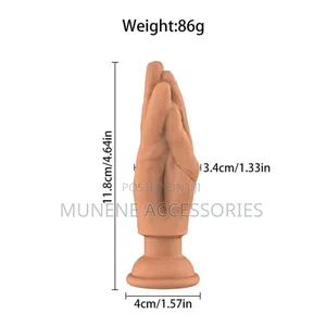 Vibrating Prayer Hand Suction Anal Plug - Fist Dildo