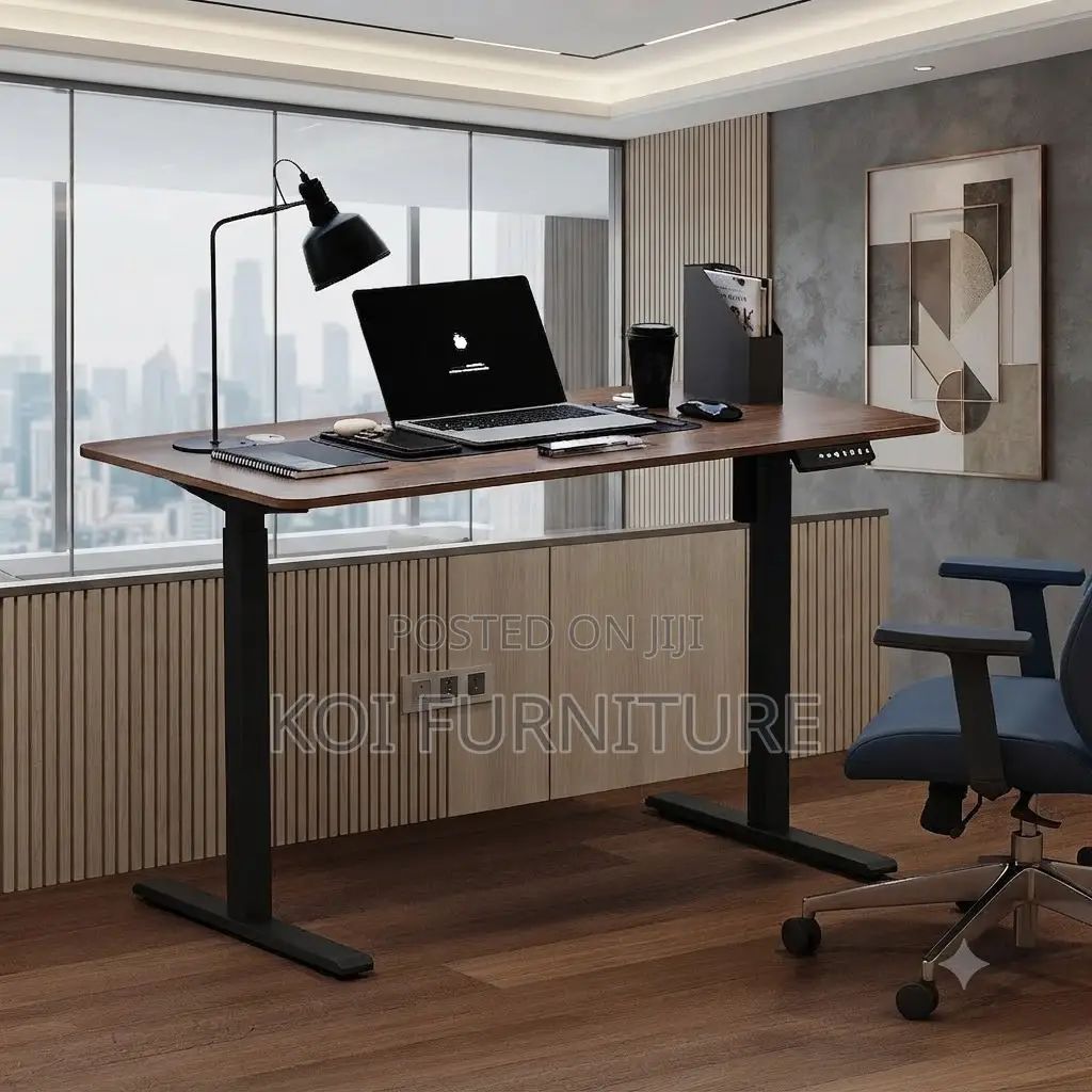 Office Desk; 1.2 Meters Electric Streamers Adjustable Gaming Desk