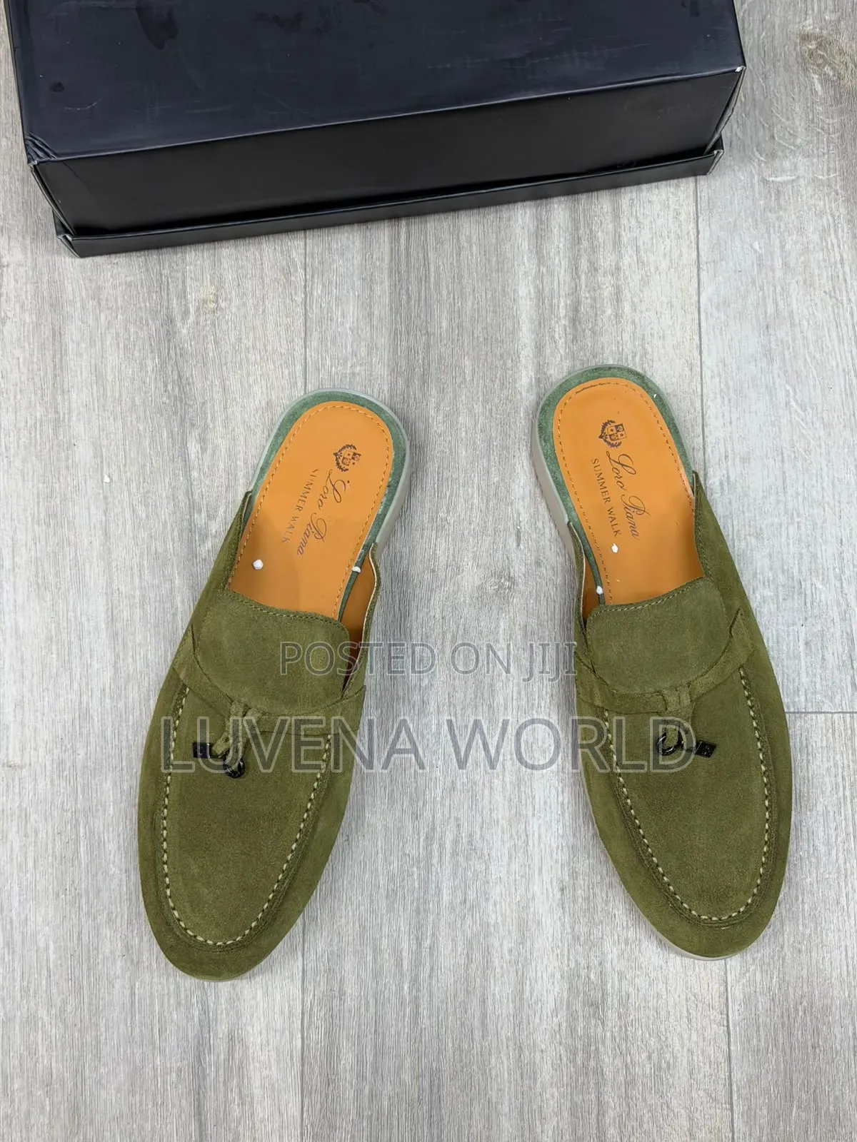 Suede Mules