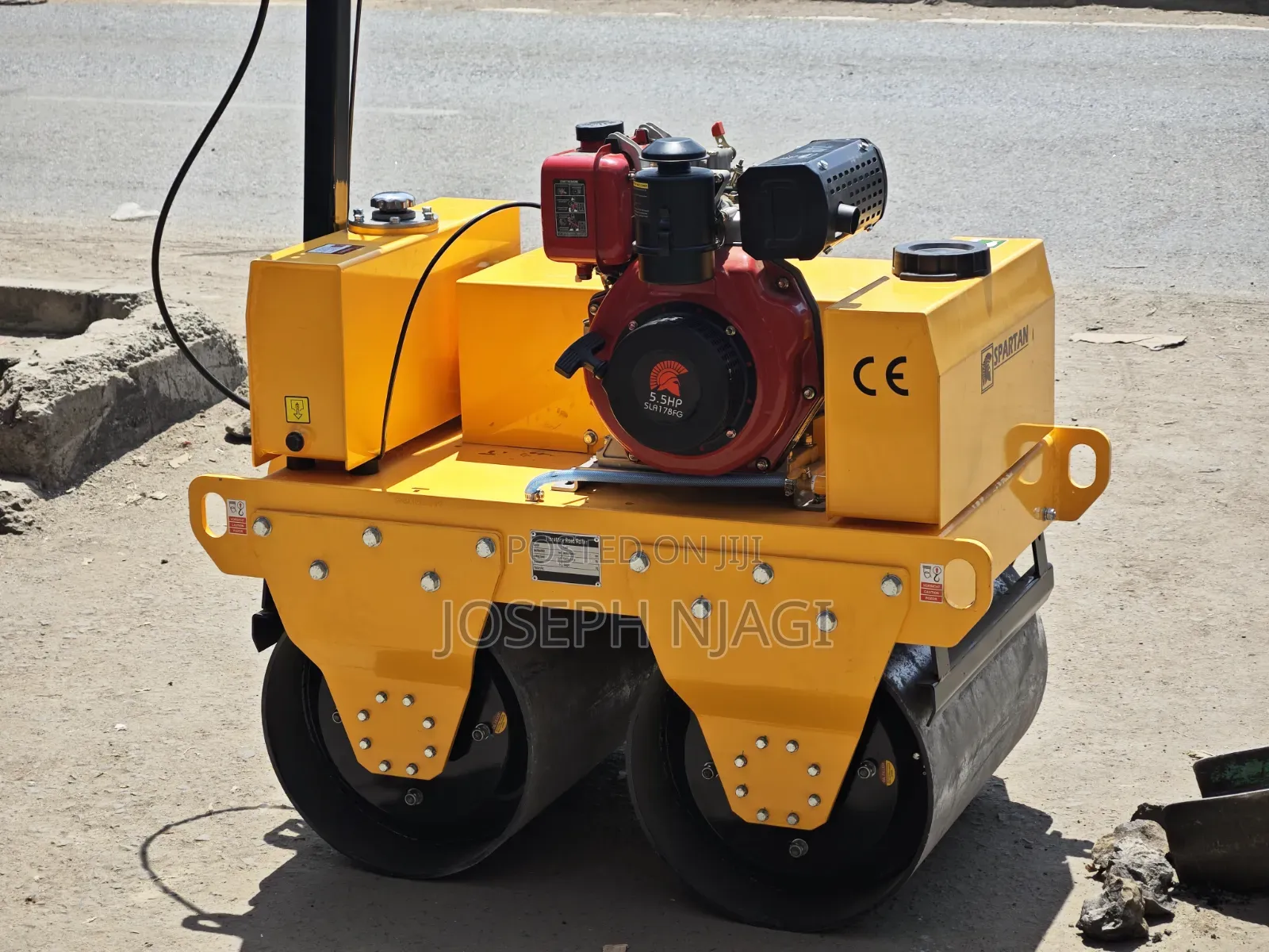 Walk-Behind Double-Drum Vibratory Roller