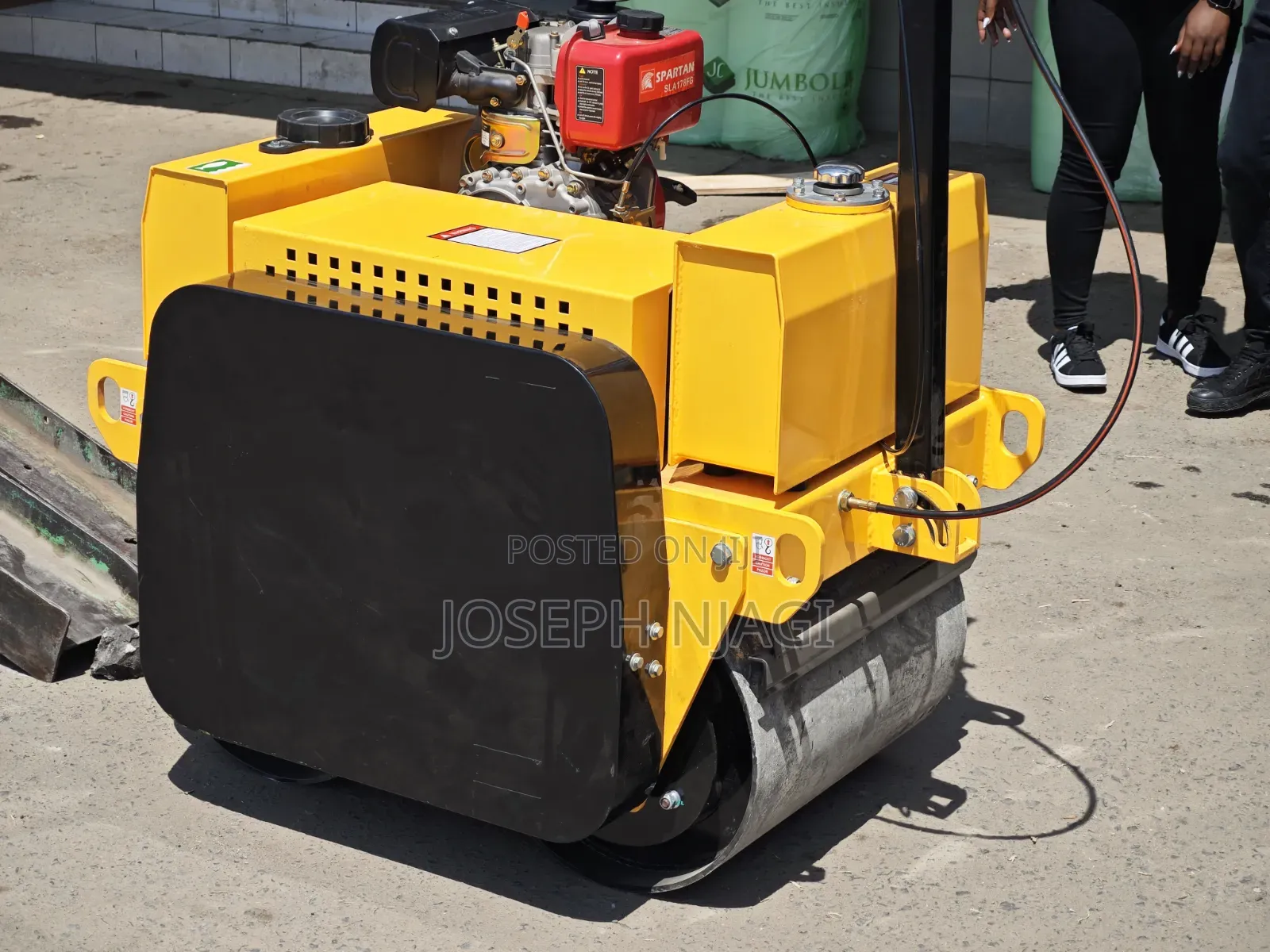 Walk-Behind Double-Drum Vibratory Roller
