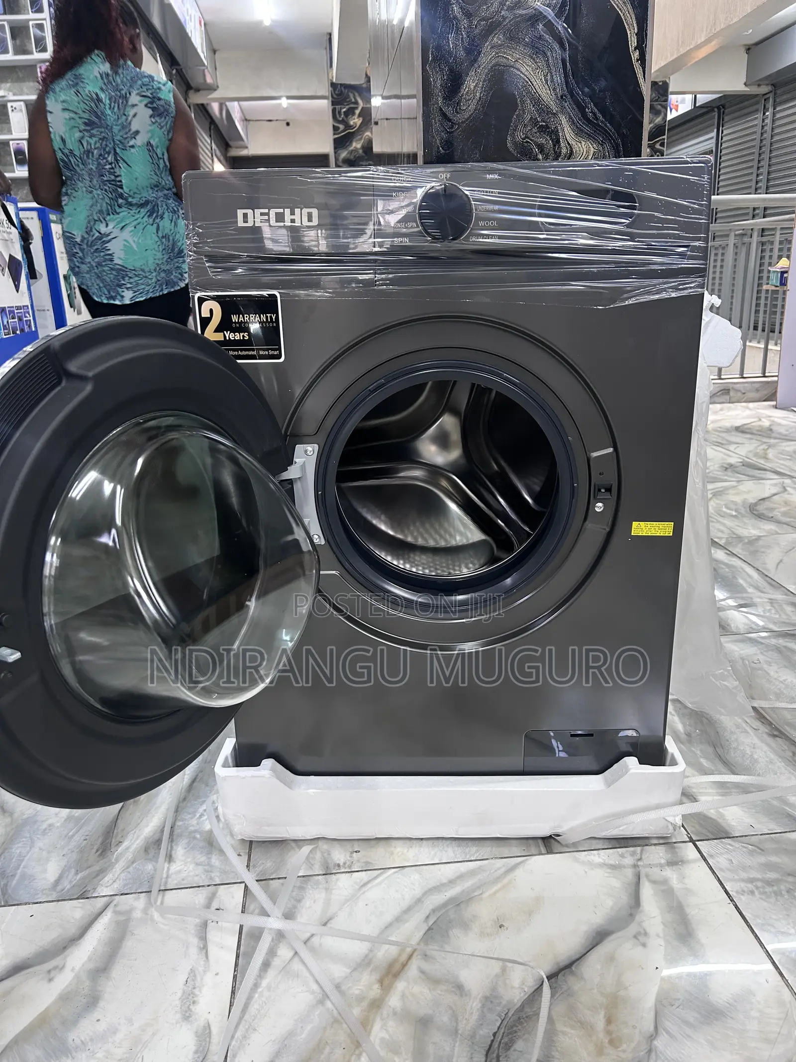 8kg Decho Wash and Spin Washing Machine