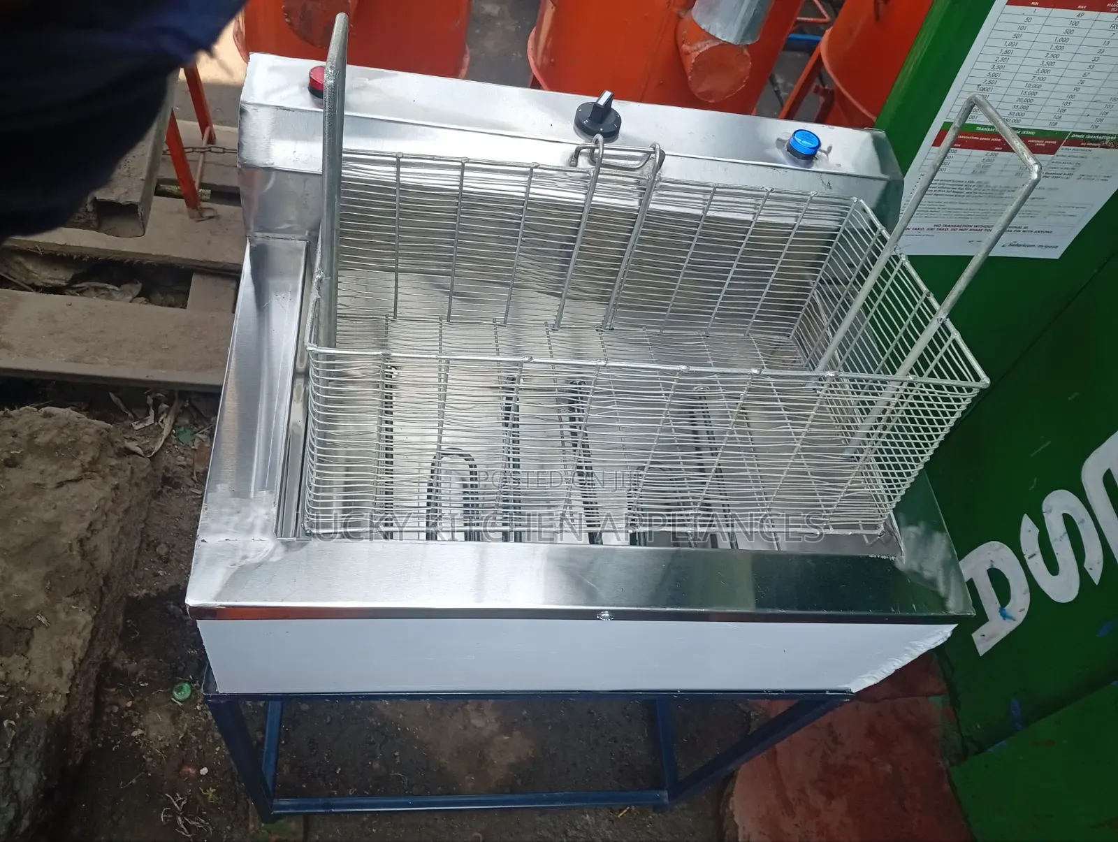 Deep Mandazi and Fish Fryer.