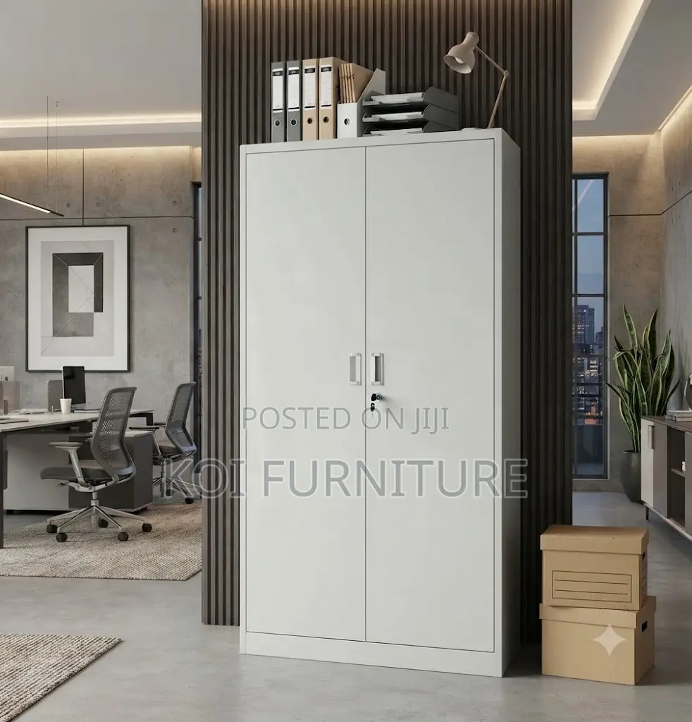 Office Cabinet; Two Doors Steel Srorage Cabinet With Adjustsable Shelf