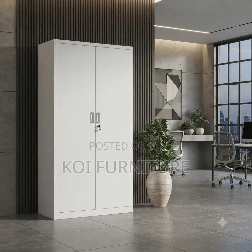 Office Cabinet; Two Doors Steel Srorage Cabinet With Adjustsable Shelf