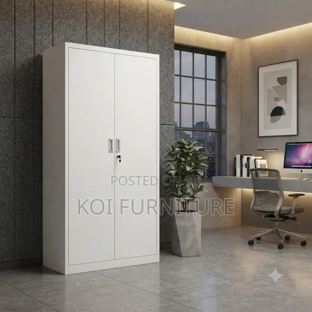 Office Cabinet; Two Doors Steel Srorage Cabinet With Adjustsable Shelf