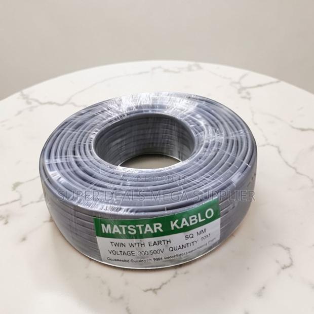 Maintenance Free 1.5mm Twin With Earth Electrical Wiring Cable PVC - main view