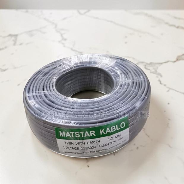 Maintenance Free 1.5mm Twin With Earth Electrical Wiring Cable PVC - thumbnail 2