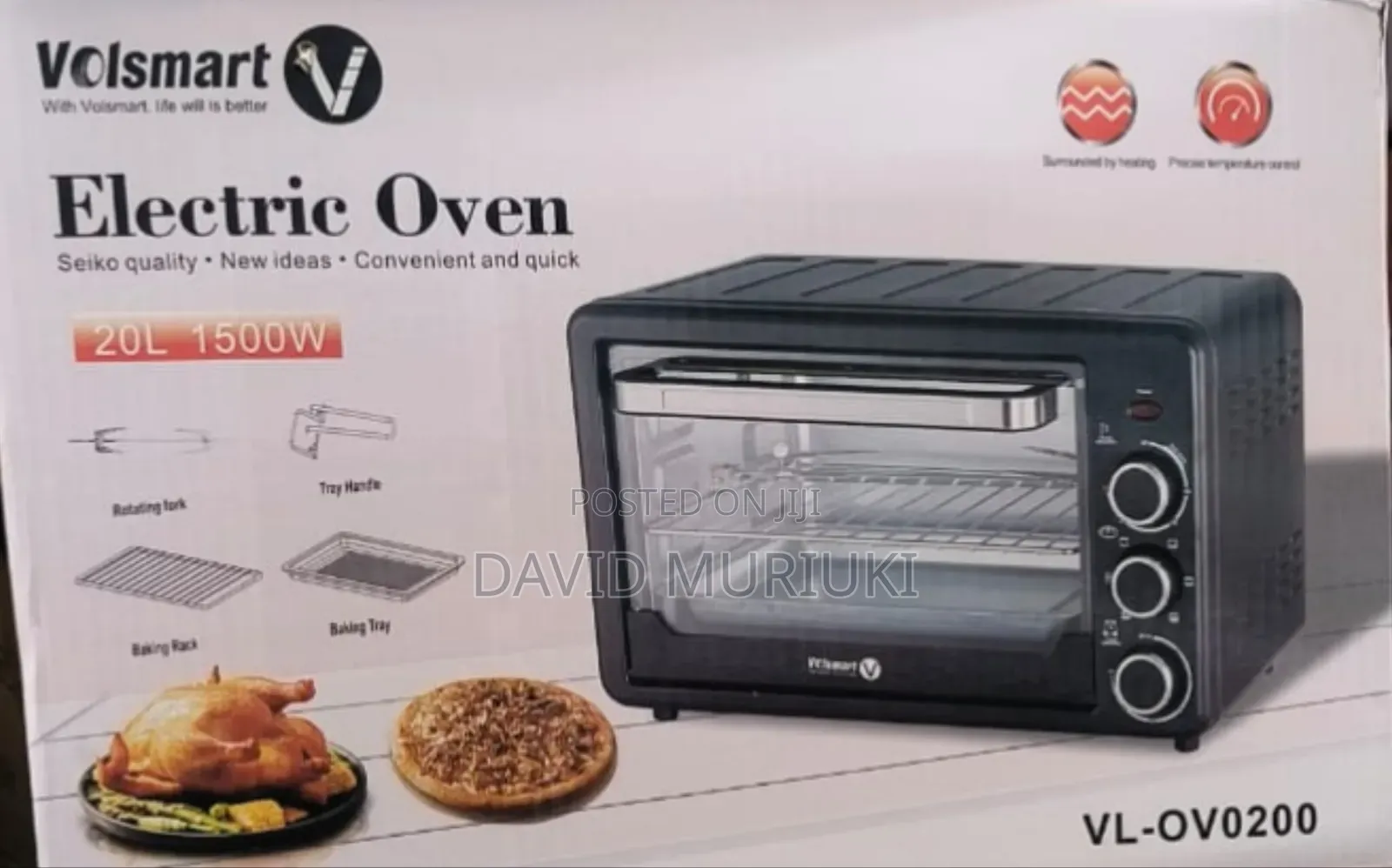 20 Litres Volsmart Electric Oven