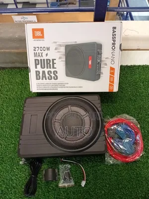 JBL 2700w Car Underseat Subwoofer | Slim Powered Bass Speaker