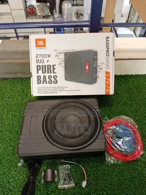 JBL 2700w Car Underseat Subwoofer | Slim Powered Bass Speaker
