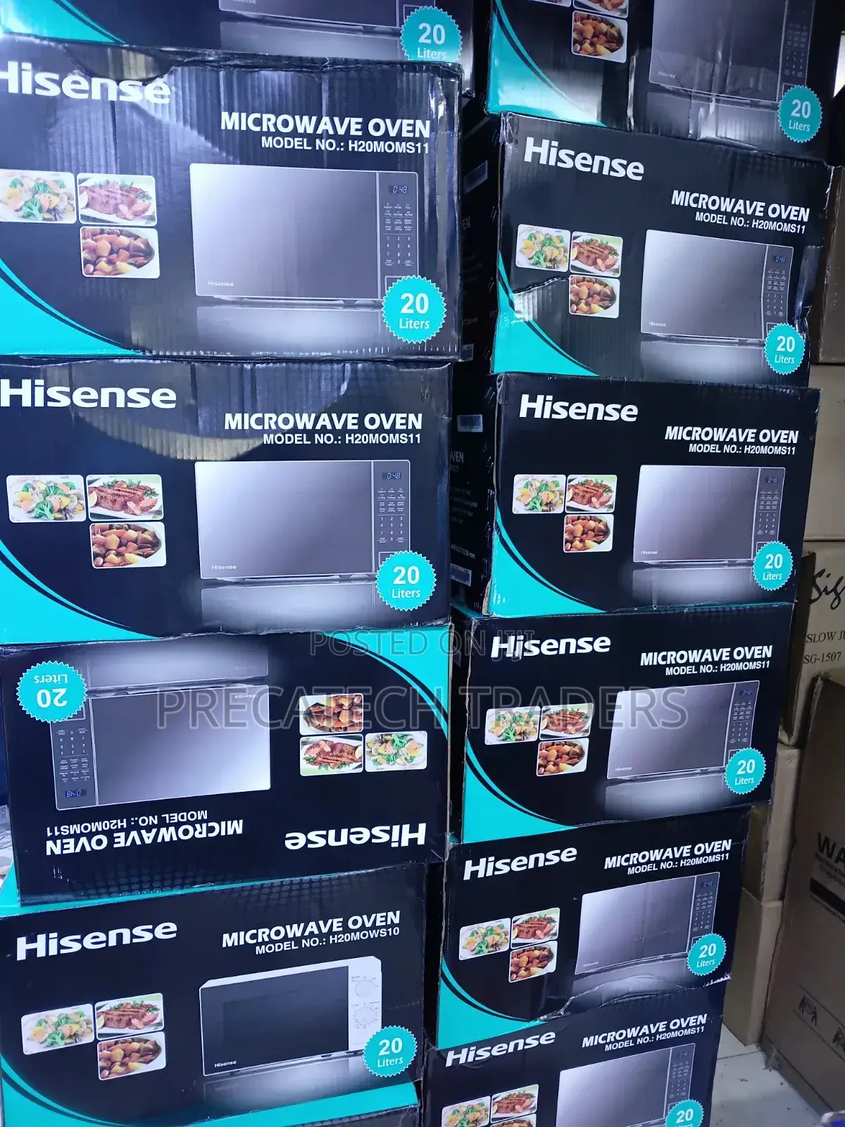 Hisense Silver 20-Litre Microwave Oven – Fast Efficient