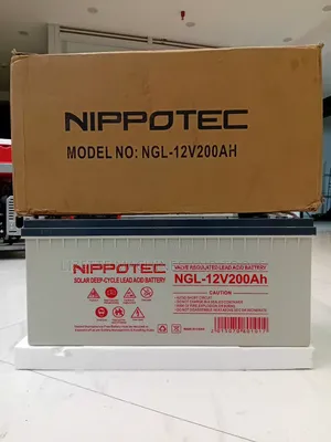 Nippotec 200ah Maintenance-Free Solar Battery 12v