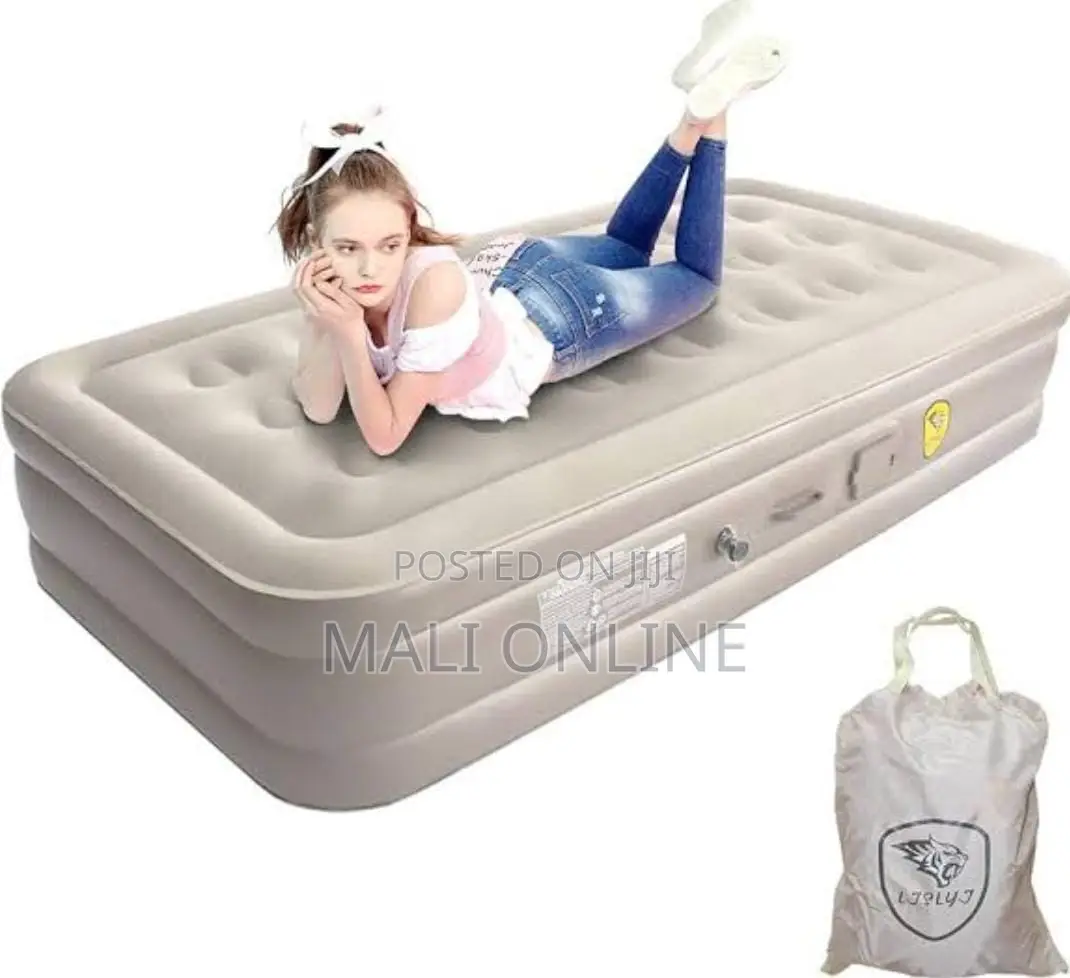 Inflatable Air Mattress Bed Built-in Electric Pump 190x100x40cm