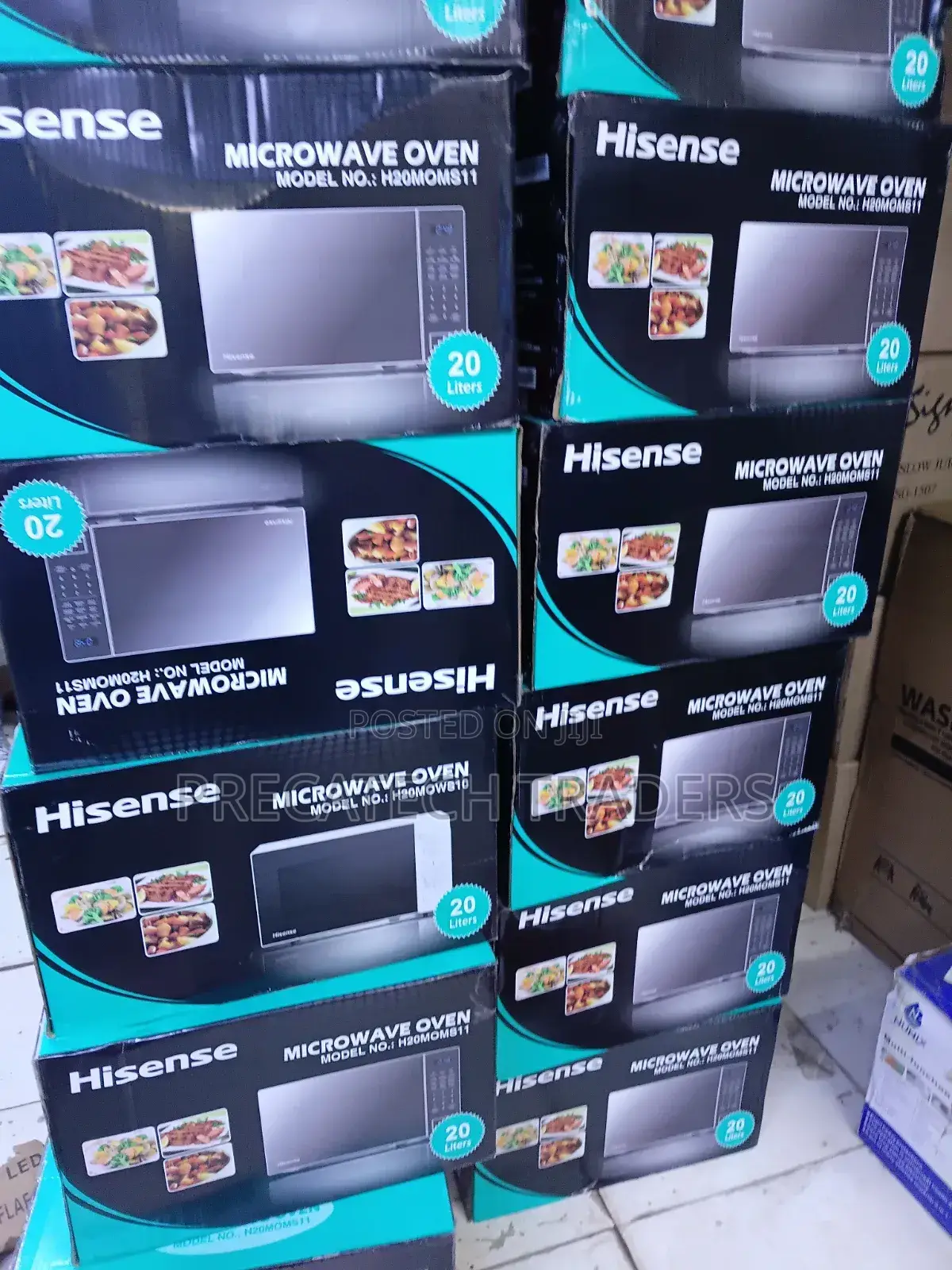 Hisense Silver H20moms11 Microwave Oven 20l – Brand New