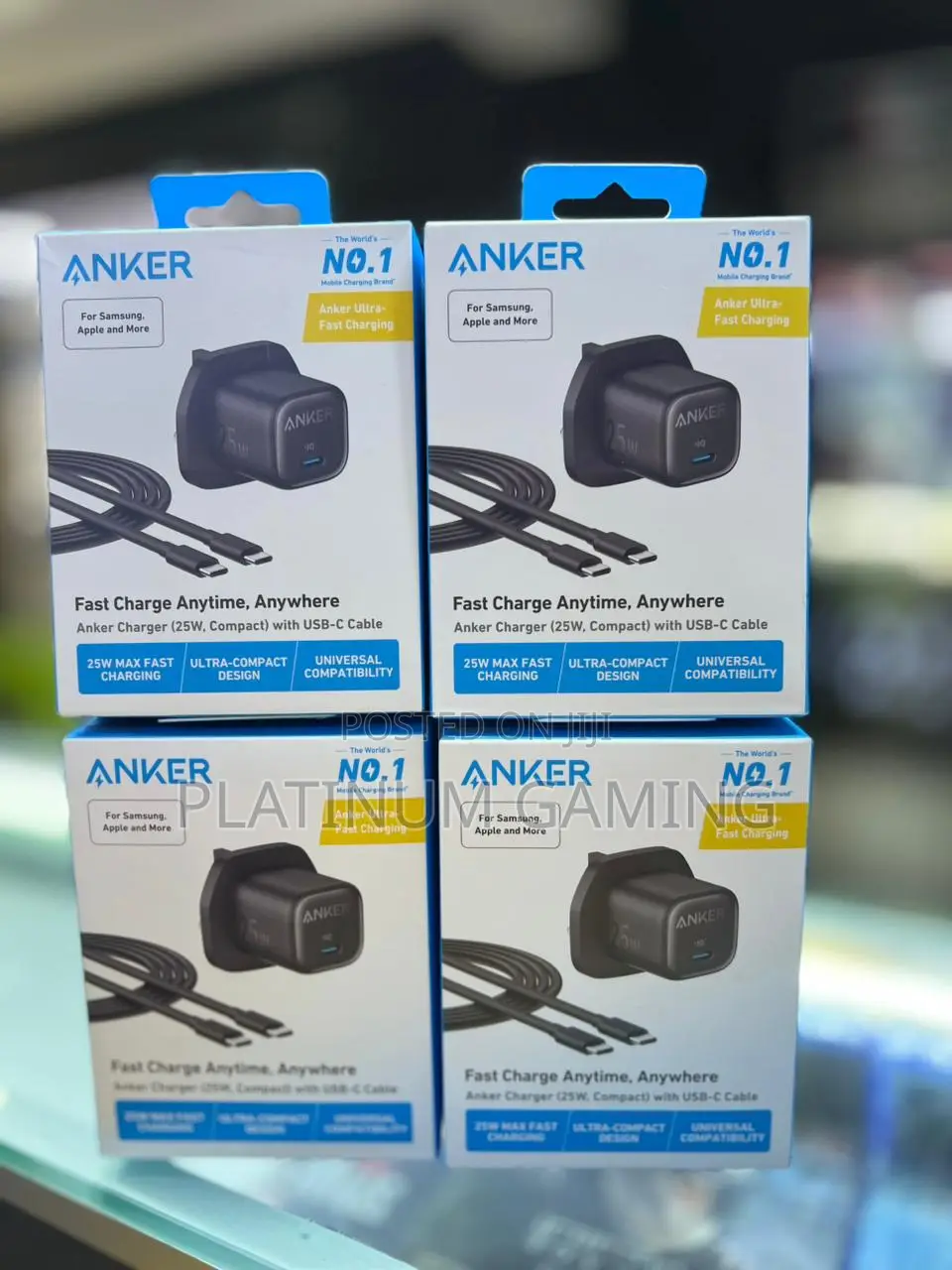 Anker 25w Compact Charger With C-C Cable