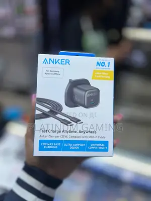 Anker 25w Compact Charger With C-C Cable