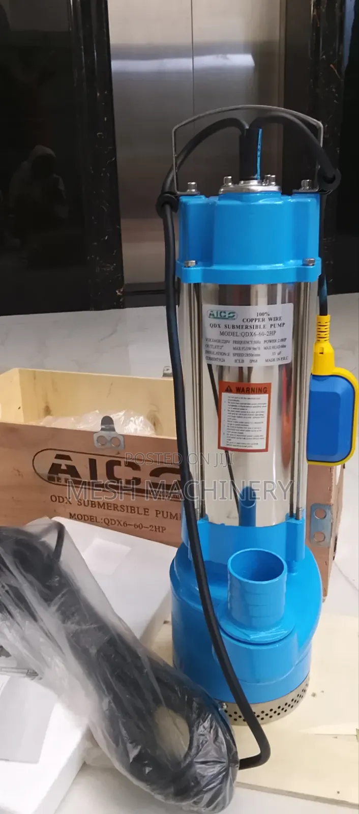 2.0 HP Aico Submersible Water Pump 220