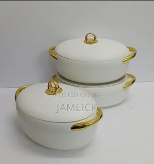 Wite 3pcs Forever Gold Luxury Insulated Hotpot Set - Bz