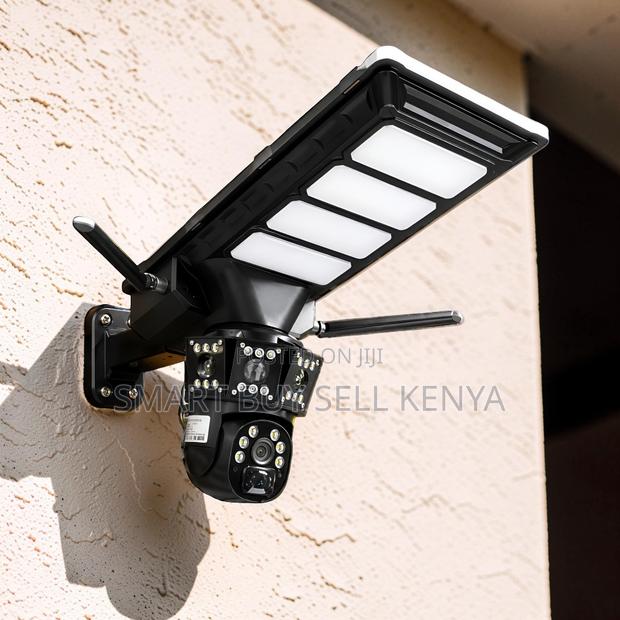 4g PTZ Remote Access Solar Camera With Led Solar Street Light