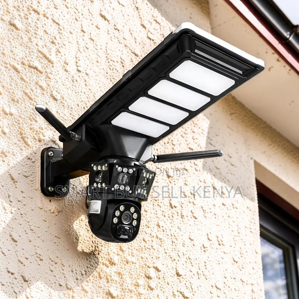 4g PTZ Wireless Connectivity Solar Camera With Led Solar Street Light