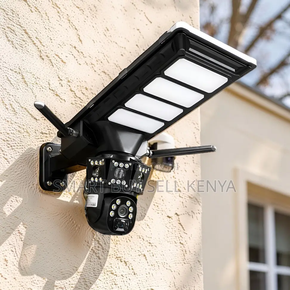 4g PTZ 4g Sim Card Enabled Solar Camera With Led Solar Street Light