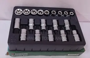 Brand New Uk Sourced Parkside Socket Set 19 Piece Set KSH 5000