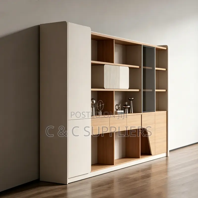 Executive Display Shelf Wall Unit