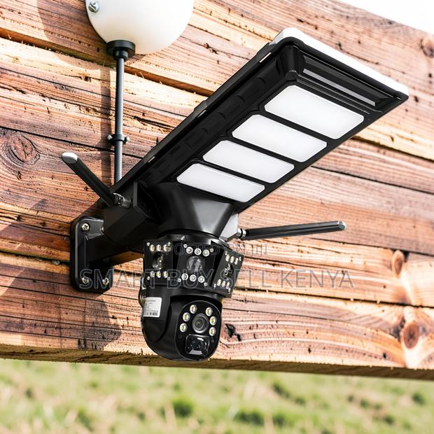 4g PTZ Motion Tracking Solar Camera With Led Solar Street Light