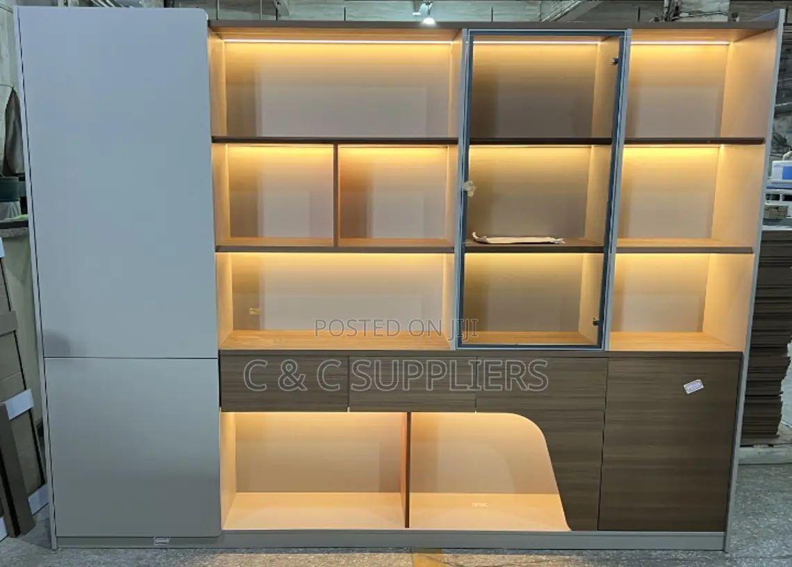 Executive Display Shelf Wall Unit