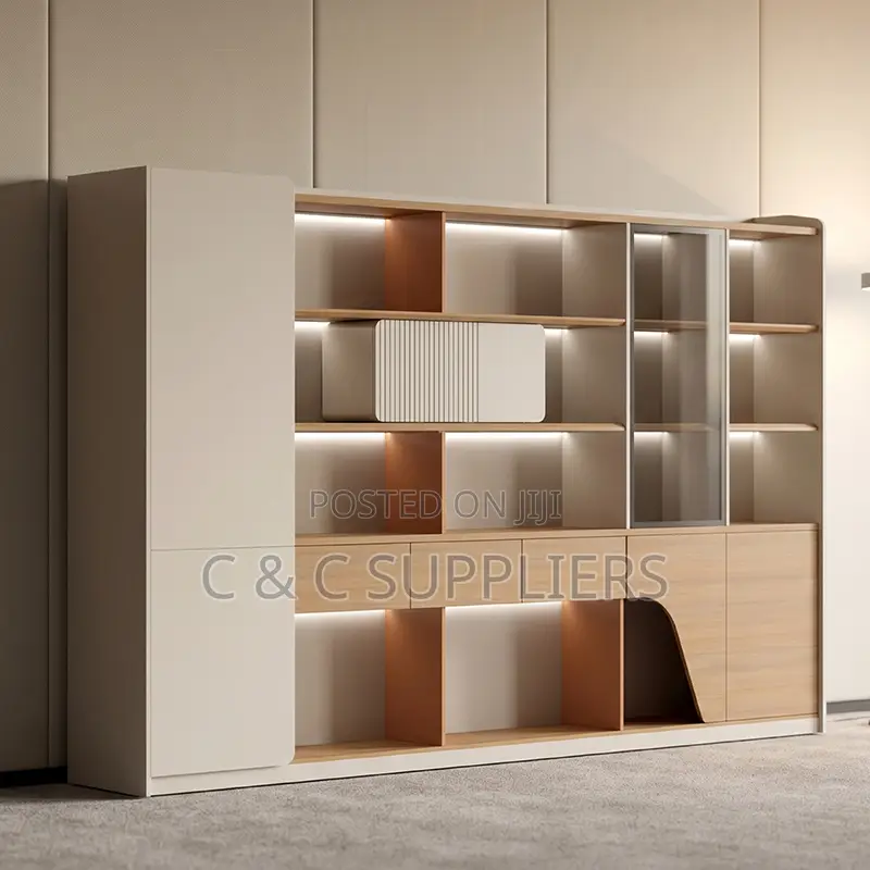 Executive Display Shelf Wall Unit