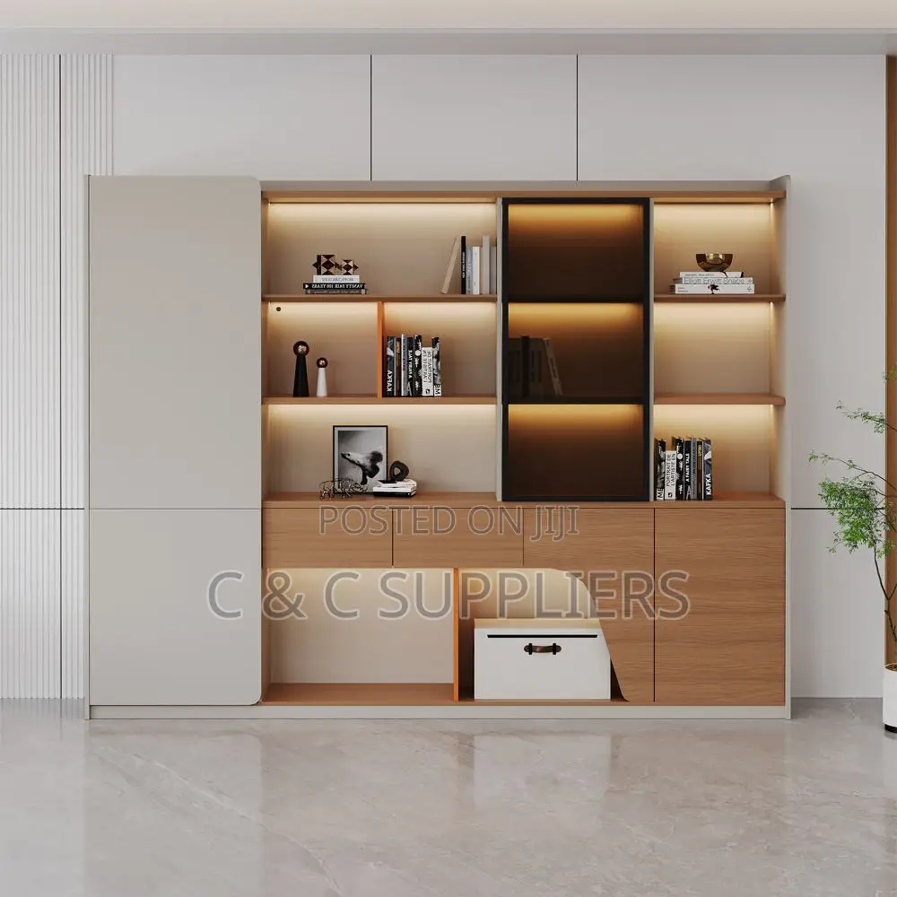 Executive Display Shelf Wall Unit