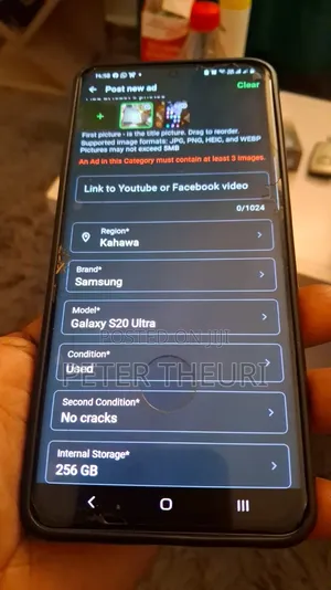 Samsung Galaxy S20 Ultra 256 GB Gray