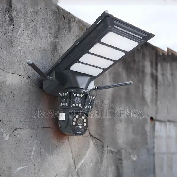 4g PTZ Ai Auto Tracking Solar Camera With Led Solar Street Light
