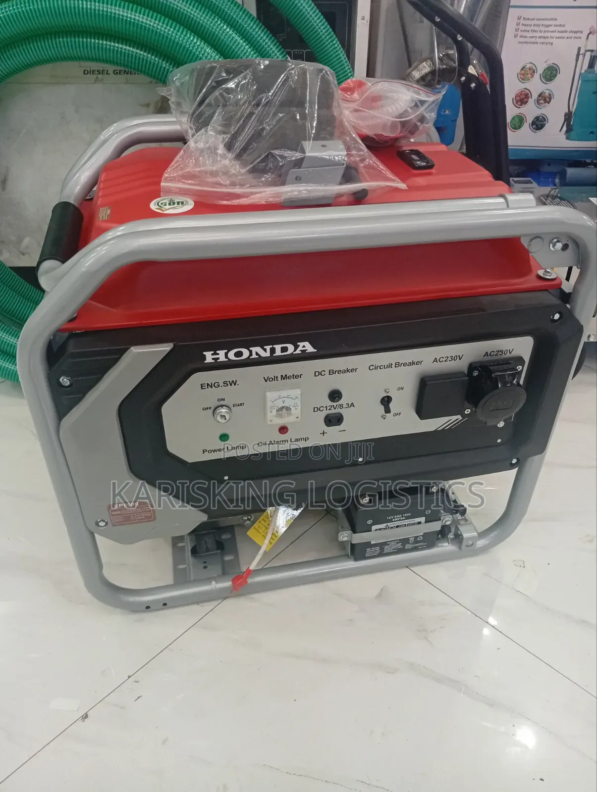 Max Mech 6.9kva Petrol Generator With Wheels Trolley