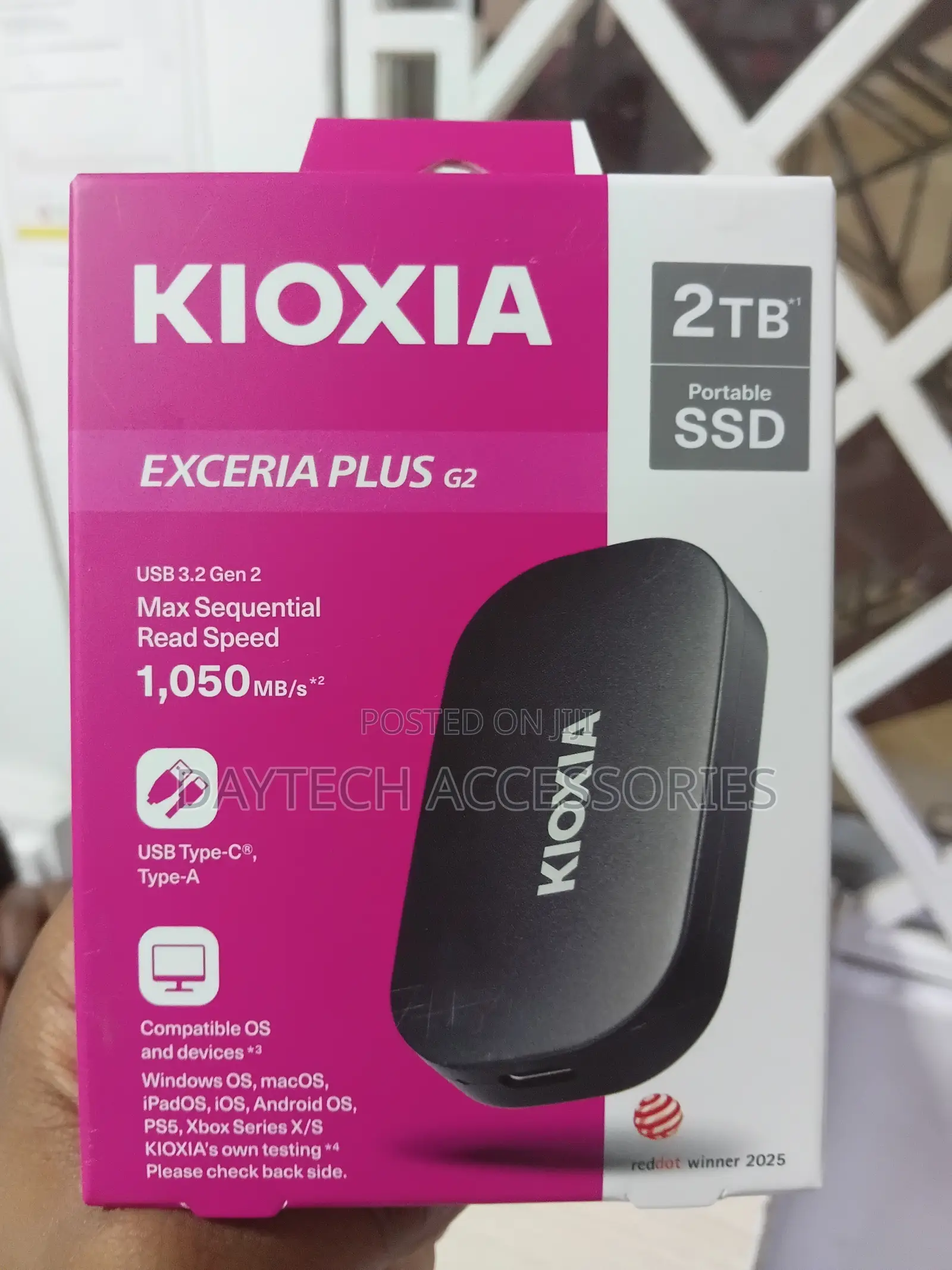 Kioxia Exceria Plus G2 2tb Portable SSD