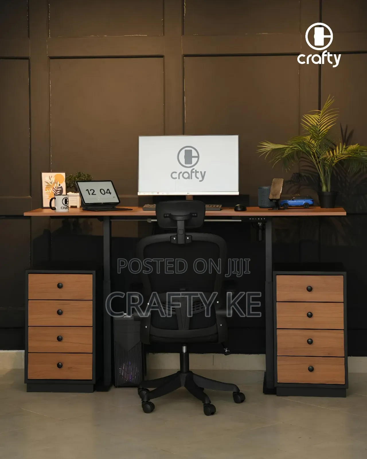 6ft Long Electric Adjustable Height Standing Desk