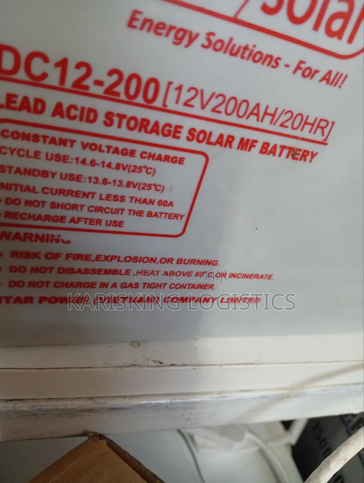Aico 200ah Deep Cycle Gel Battery