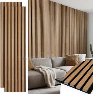 Paneling Wood Slatted Design