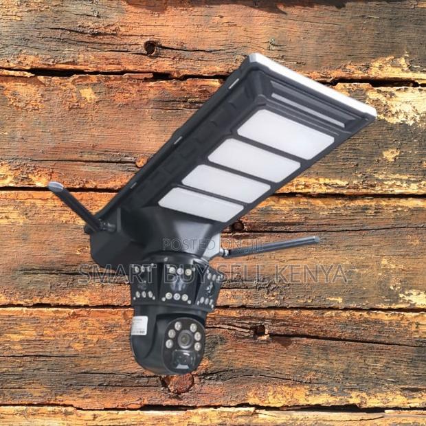 4g PTZ Pir Human Detection Solar Camera With Led Solar Street Light