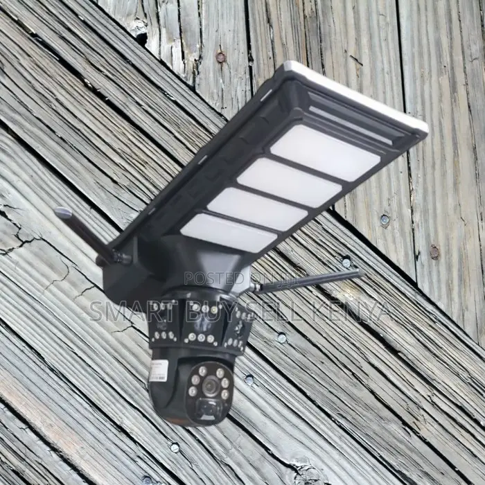 4g PTZ Human Motion Detection Solar Camera With Led Solar Street Light