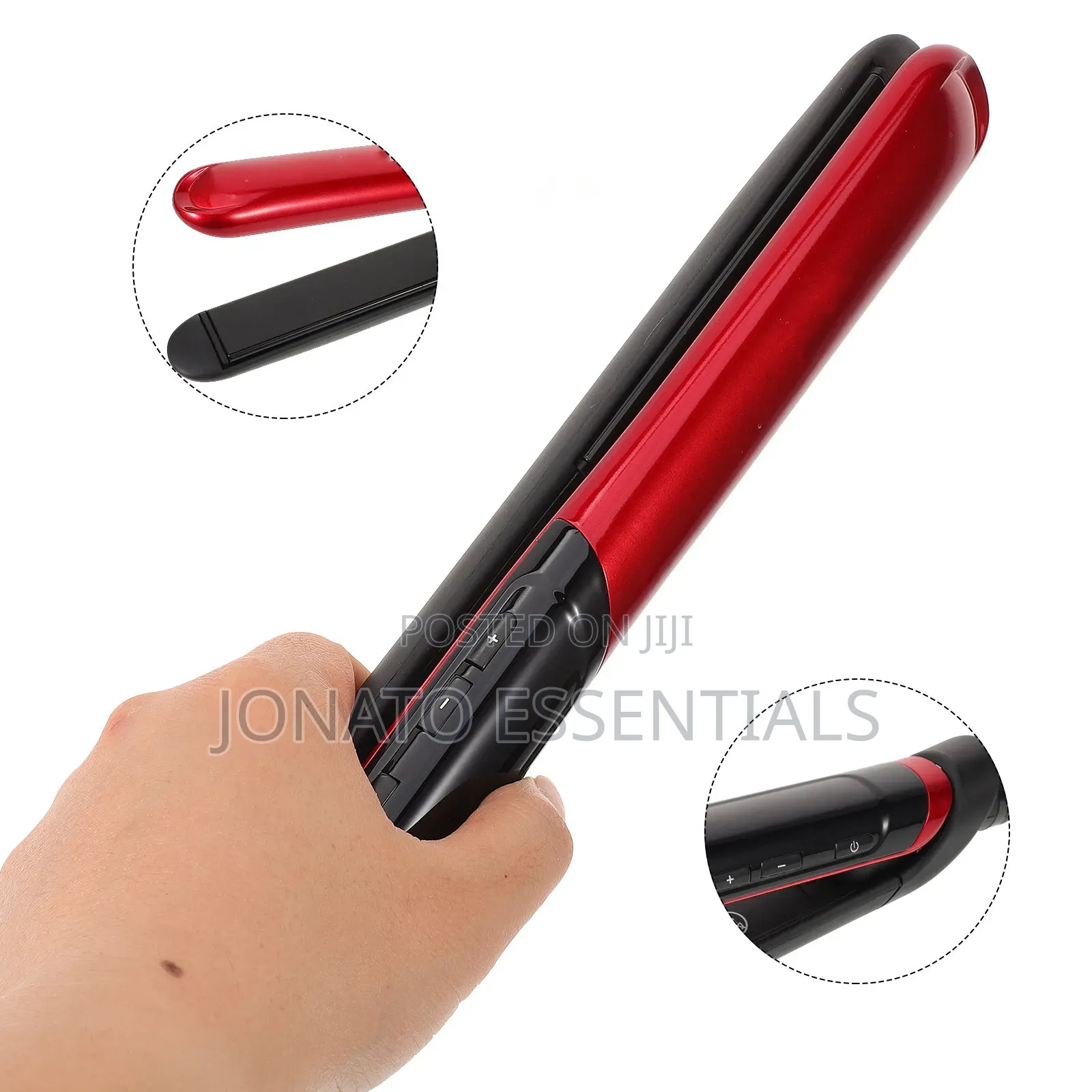 Ceramic Hair Straightener and Curler Flat Iron Temperature Control