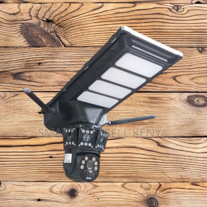 4g PTZ Audio Recording Solar Camera With Led Solar Street Light