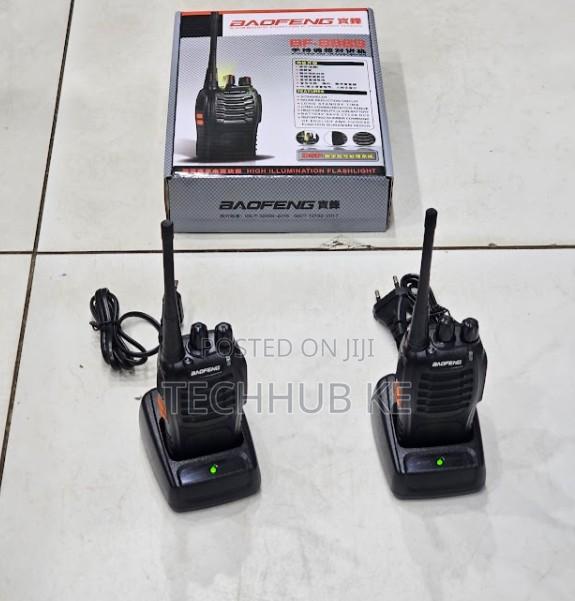 Baofeng Bf-888s Walkie Talkie Pair Long Distance Communication