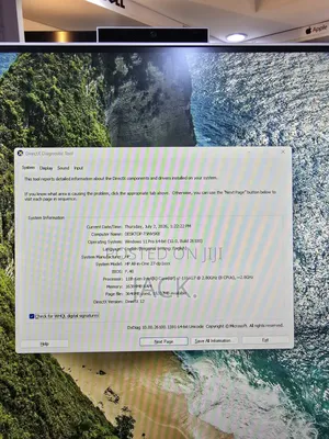 Desktop Computer HP Pavilion 27 16GB Intel Core i7 SSD 512GB