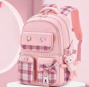 Checkered Student Backpack