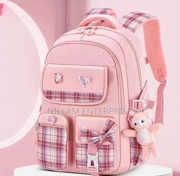 Checkered Student Backpack - thumbnail 4