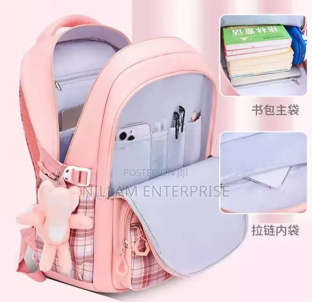 Checkered Student Backpack